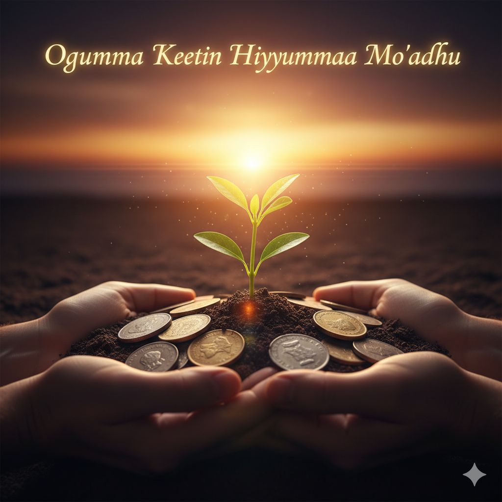 "Harka keetiin waa uumuu yoo dandeesse, harki kee namatti hin hiixattu."